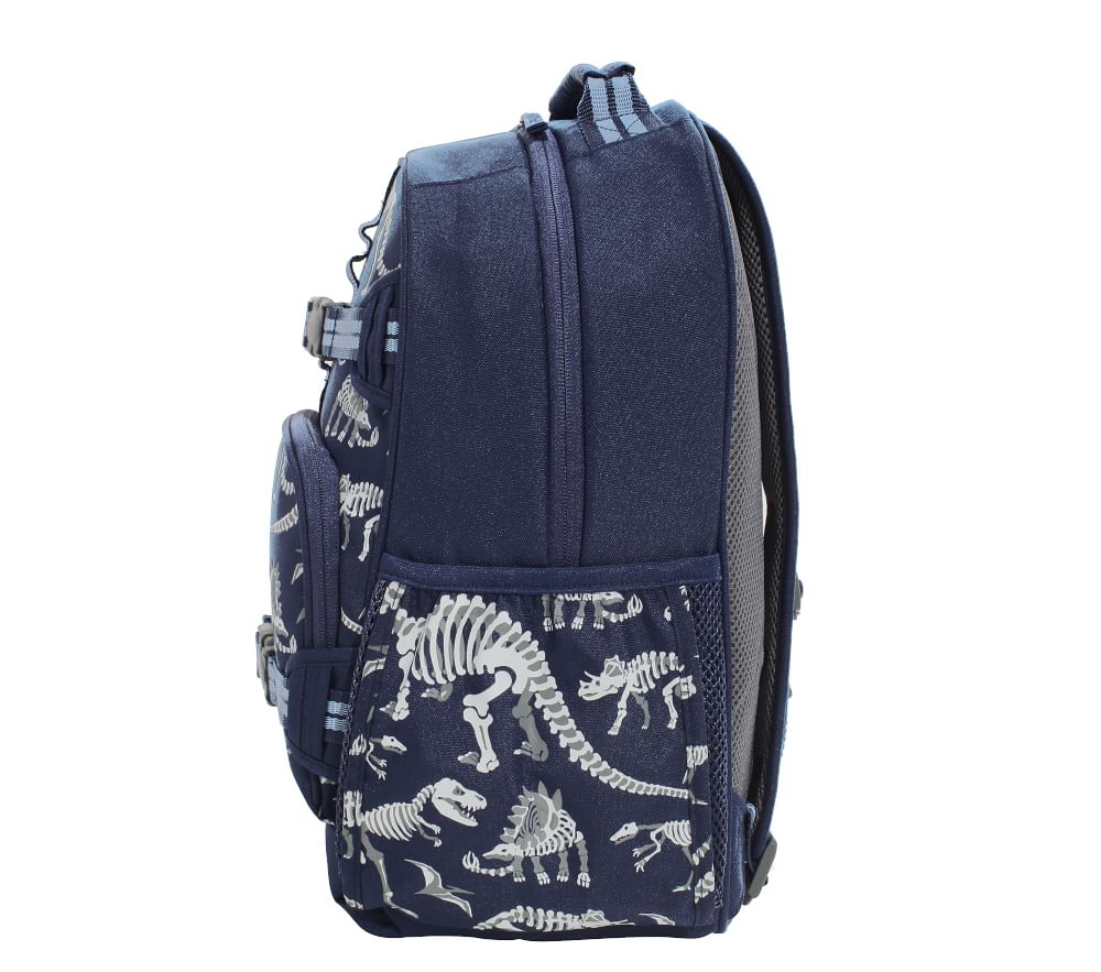 Mackenzie Navy Dino Bones Glow in the Dark Backpacks
